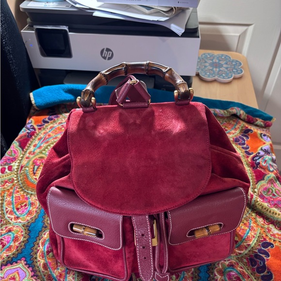 GUCCI BACKPACK VINTAGE BAMBOO - Picture 4 of 10